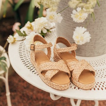 sandales à semelles compensées confortables pour femmes