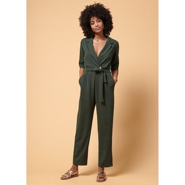 Combinaison Femme Kaki Manche Longue La Redoute