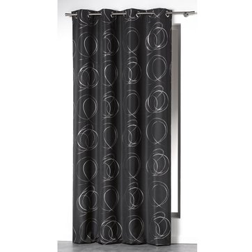 diam/ètre Int/érieur avec clips Lot de 20 boucles de rideaux en m/étal argent/é trait/é par galvanoplastie 38/ mm