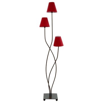Lampadaire rouge | La Redoute Lampadaire en métal curve Leitmotiv | La Redoute