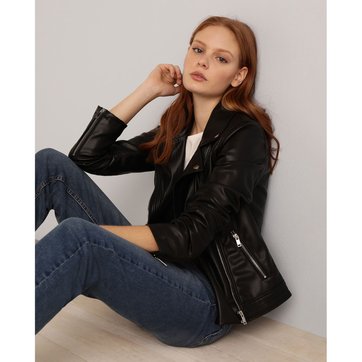 Blouson noir femme | La Redoute