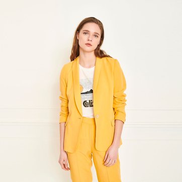blazer jaune pas cher