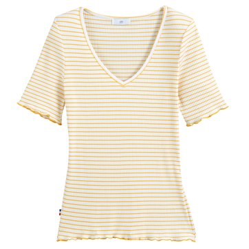 Gestreiftes T-Shirt mit V-Ausschnitt, Made in France LA REDOUTE COLLECTIONS