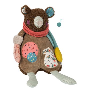 Boneca musical urso Les Jolis trop beaux MOULIN ROTY