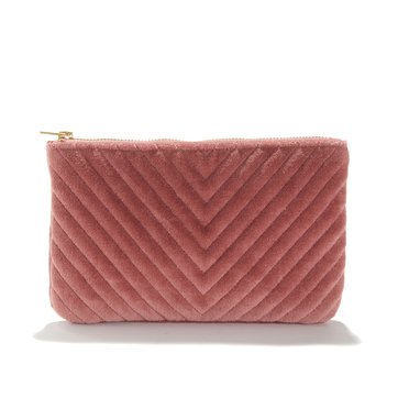 Kleine Kulturtasche Velvet aus Baumwolle LA REDOUTE INTERIEURS