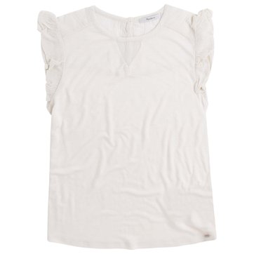 T-shirt de gola redonda lisa, sem mangas PEPE JEANS