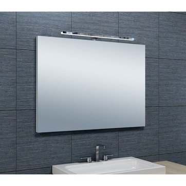 bu/ée et capteur 70 x 50 cm Warmiehomy Miroir de salle de bain lumineux moderne 60 LED avec /éclairage prise rasoir