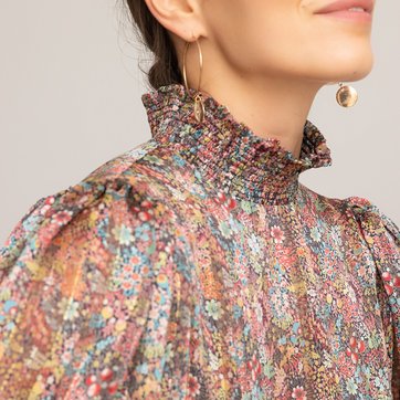 Bluse mit Stehkragen und langen Ärmeln LA REDOUTE COLLECTIONS