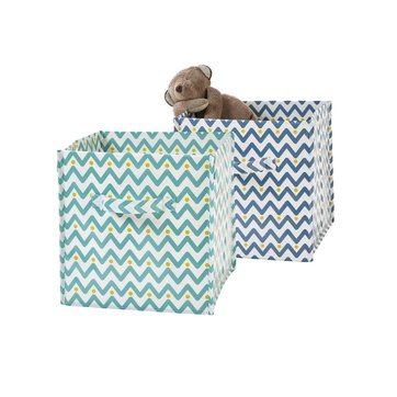 Vertbaudet Lot de 2 bacs en Tissu Panda Koala Beige TU