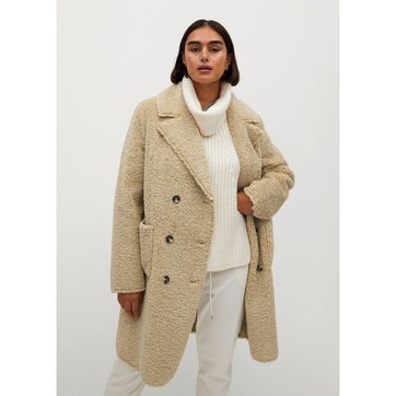 Manteau long écru femme | La Redoute Manteau écru femme | La Redoute