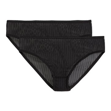 Lot de 2 slips en tulle fantaisie LA REDOUTE COLLECTIONS