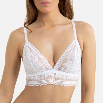 Soutien-gorge bustier en dentelle recyclée LA REDOUTE COLLECTIONS