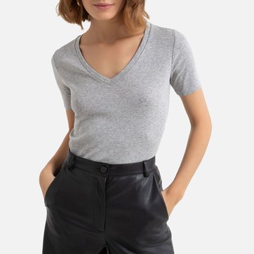 t shirt femme gris