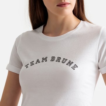 T-shirt com mensagem estampada BEST MOUNTAIN