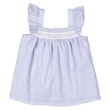 Blusa com folhos, às riscas, 1 mês-3 anos LA REDOUTE COLLECTIONS