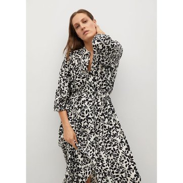 robe mango imprime fleuri