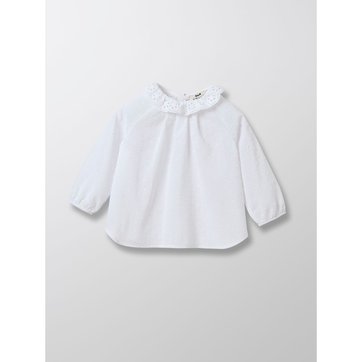 Blouse Blanche Bebe Fille La Redoute