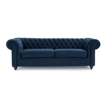 Sofa Yann, Samtbezug mit Polstersteppung LA REDOUTE INTERIEURS