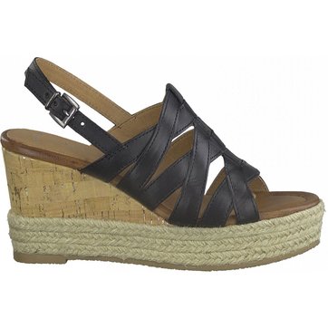 Chaussures Talon Compense Noir Vernis La Redoute