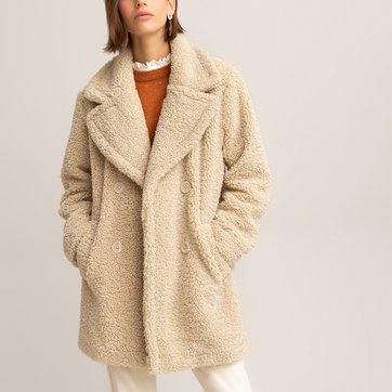 manteau femme beige pas cher