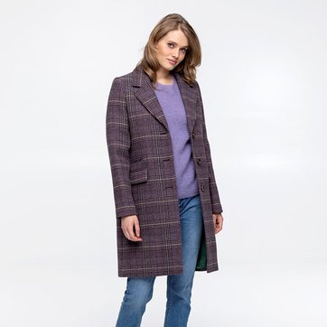 Manteau femme TRENCH AND COAT | La Redoute Manteau long violet esprit pardessus Trench & Coat