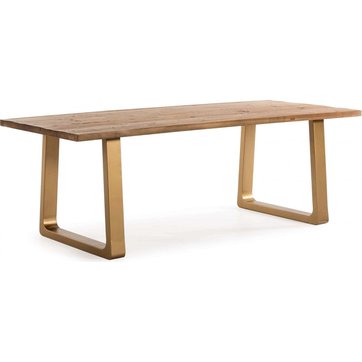 Table en bois et fer | La Redoute Table basse Jackson ø75 cm bois de mangue fer