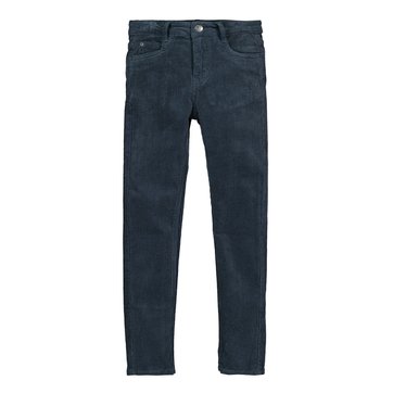 Calças slim, em bombazina, 3-12 anos LA REDOUTE COLLECTIONS