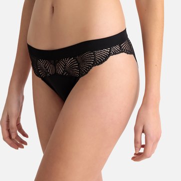 Cuecas em renda e microfibra Cuecas em renda e microfibra LA REDOUTE COLLECTIONS
