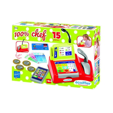 Caisse Enregistreuse Smoby Pour Enfants - Avec Scanner Et Calculatrice