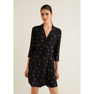 Robe chemisier imprimée Robe chemisier imprimée MANGO