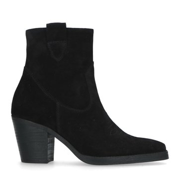 bottines femme daim noir
