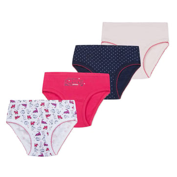Lot De 4 Ensembles Sous-vêtements Filles - Marques Absorba & Petit Bateau - Taille 4 Ans - Multicolore