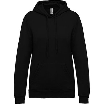 Sweat noir capuche clearance
