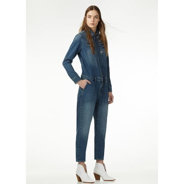 LIU JO Combinaison - dark blue/denim bleu foncé - ZALANDO
