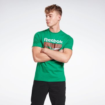 tee shirt reebok verte