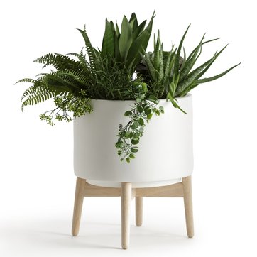 Vaso com suporte, alt. 42 cm, Florian AM.PM