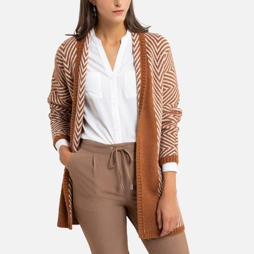 Cardicool, Grobstrick, lange Form, Jacquard ANNE WEYBURN
