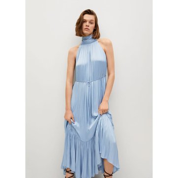 robe bleu longue