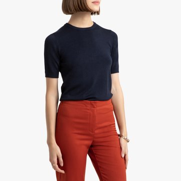 Kurzärmeliger Pullover, ein echtes Basic LA REDOUTE COLLECTIONS