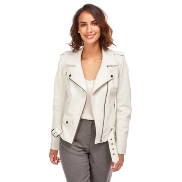 Blouson Cuir Blanc La Redoute