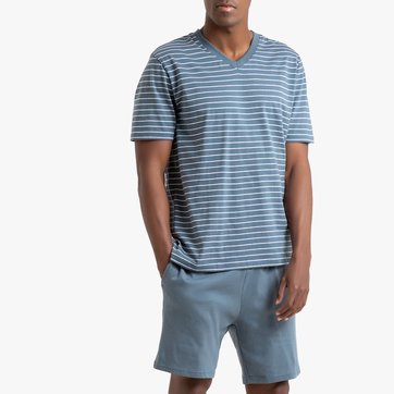Pyjashort manches courtes col V LA REDOUTE COLLECTIONS