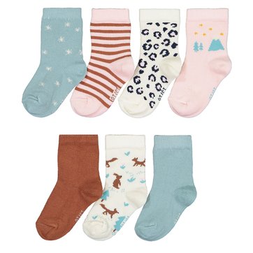 Lote de 7 pares de meias, do 15/18 ao 23/26 LA REDOUTE COLLECTIONS