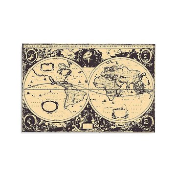 Carte Du Monde Vintage La Redoute