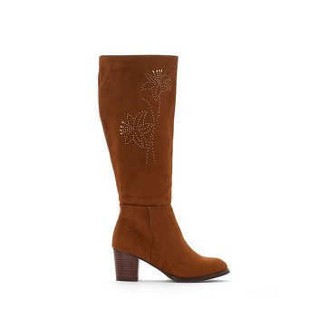 Bottes à détail motif fleur Bottes à détail motif fleur LA REDOUTE COLLECTIONS