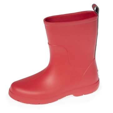 botte de pluie rouge femme