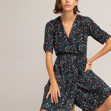 Wickelkleid mit kurzen Ärmeln LA REDOUTE COLLECTIONS