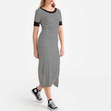 Vestido camiseta larga a rayas LA REDOUTE COLLECTIONS