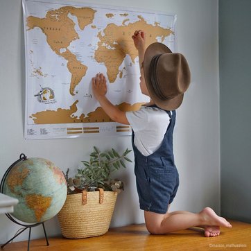 Carte Du Monde à Gratter La Redoute