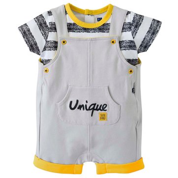 Salopette et t-Shirt Bebe Ours Sucre DOrge