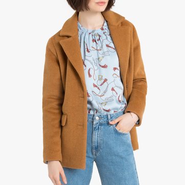 Chaqueta cálida con cuello sastre LA REDOUTE COLLECTIONS